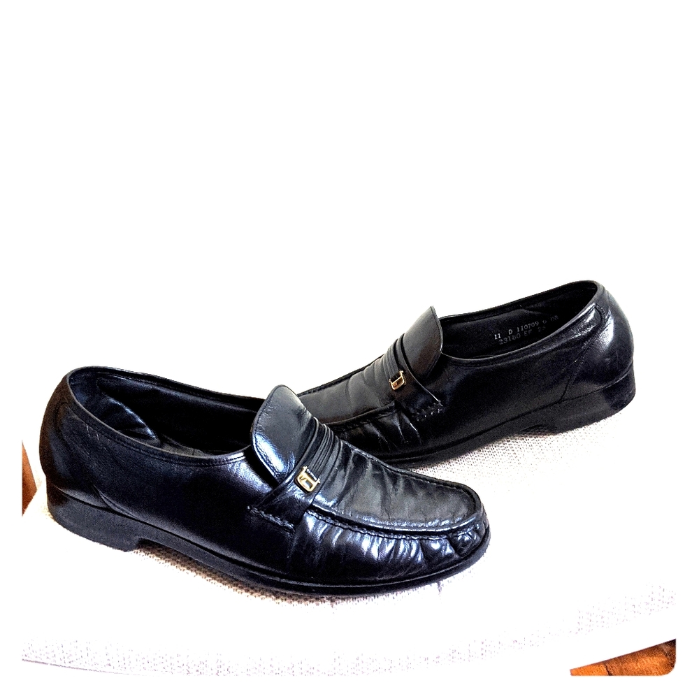 Men's Florsheim Comfortech Black Loafers 11D